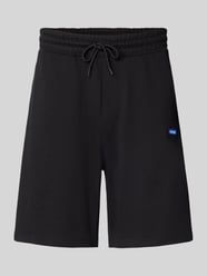 Szorty z dzianiny dresowej z naszywką z logo model ‘Nasensio’ od Hugo Blue - 32