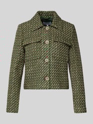 Regular fit jack met platte kraag van More & More - 18