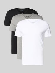 T-shirt met V-hals in een set van 2 stuks, model 'Classic' van BOSS - 5