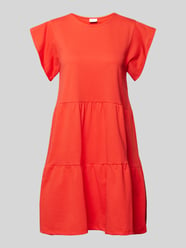 Mini-jurk in laagjeslook, model 'SUMMER' van Vila Rood - 44