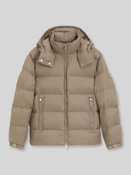 kurtka puchowa o kroju regular fit z odpinanym kapturem od BOSS - 42