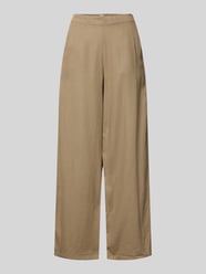 Wide Leg Pants mit Eingrifftaschen Modell 'LINNO' von ICHI Beige - 28
