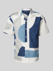 Slim Fit Freizeithemd mit Reverskragen Modell 'BLACARNABY' von Jack & Jones Premium Blau - 46