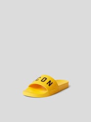 Slides mit Label-Print von Dsquared2 Gelb - 45
