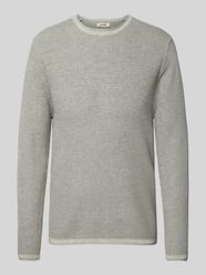 Regular fit gebreide pullover van puur katoen, model 'ERIC' van Only & Sons - 5