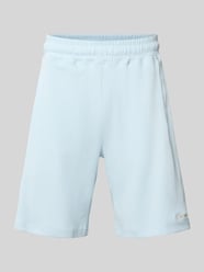 Shorts mit Strukturmuster und Label-Stitching von PROHIBITED - 5