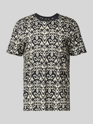 T-shirt in all-over look met ronde hals van MCNEAL - 39