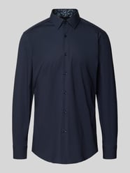 Slim fit zakelijk overhemd van katoenmix, model 'HANK' van BOSS - 41
