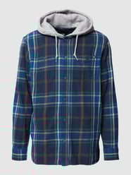 Classic Fit Freizeithemd mit Kapuze Modell 'LOPES' von Vans Blau / Türkis - 18