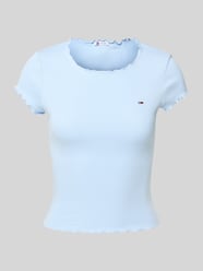 Slim Fit T-Shirt aus Baumwoll-Elasthan-Mix von Tommy Jeans - 5
