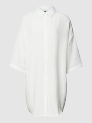 Knielange blousejurk met platte kraag, model 'NATALI' van Vero Moda Wit - 40