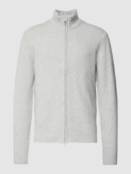 Strickjacke mit Reißverschluss Modell 'Fabio' von Cinque Silber - 36