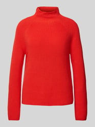 Strickpullover mit Rollkragen von Marc O'Polo Rot - 30