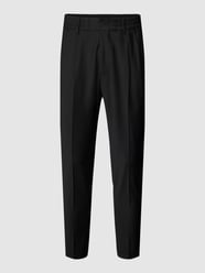 Jogpants mit Bundfalten Modell 'CHASY' von Drykorn Schwarz - 10