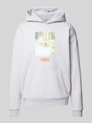 Oversized Hoodie mit Motiv-Print von REVIEW Grau - 18