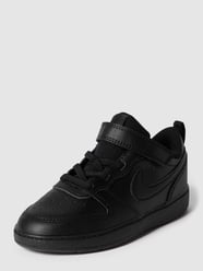 Sneaker mit Logo-Patch Modell 'NIKE COURT BOROUGH LOW 2' von Nike Schwarz - 41