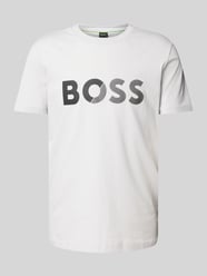 T-Shirt mit Label-Print von BOSS Green Grau - 17