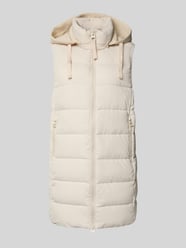 Regular fit gilet met capuchon van scuba van Christian Berg Woman Selection - 11