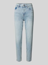 Skinny Fit Jeans im 5-Pocket-Design Modell 'NEWMOM' von Mango Blau - 38