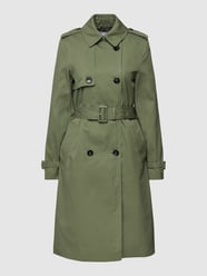 Trenchcoat mit Ärmelriegeln Modell 'POLANA' von Mango Grün - 36