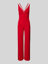 Jumpsuit mit V-Ausschnitt von Lipsy Rot - 29