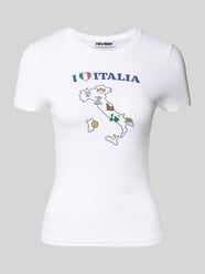 Slim Fit T-Shirt mit Motiv-Print und Rundhalsausschnitt von REVIEW - 38