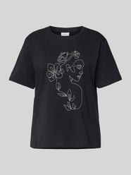 T-Shirt mit Motiv-Stitching Modell 'SYBIL' von Vila - 33