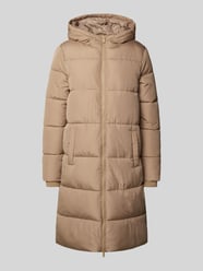 Regular fit gewatteerde lange jas met storm cuffs, model 'BEE' van Pieces - 42