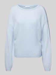 Gebreide pullover met ribboorden, model 'Pemine' van OPUS - 19