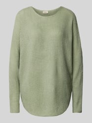 Gebreide pullover met ronde hals, model 'Eretta' van Fransa Groen - 18