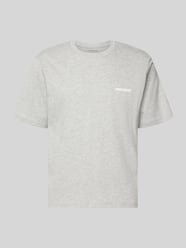 t-shirt z logo i okrągłym dekoltem od REVIEW - 42