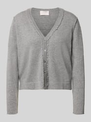 Strickjacke aus reinem Kaschmir mit überschnittenen Schultern von Hemisphere - 39