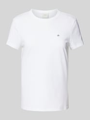 T-Shirt mit Rundhalsausschnitt von Calvin Klein Womenswear Weiß - 31