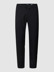 Stoffen broek met all-over motief van MCNEAL Grijs / zwart - 17