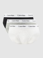 Slips aus Baumwoll-Mix im 3er-Pack von Calvin Klein Underwear Schwarz - 34