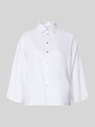 linnen blouse met overgesneden schouders van Christian Berg Woman - 43