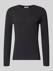 Langarmshirt mit Rippstruktur von Marc O'Polo DENIM - 36