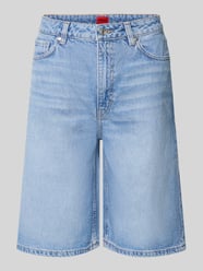 Szorty w kroju wide fit z czystej bawełny model 'GELITA_1' od HUGO - 1