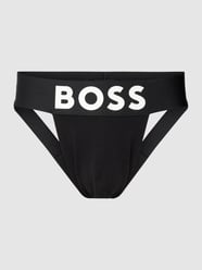 Jockstrap mit Label-Print von BOSS Schwarz - 35