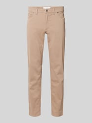 Hose mit Label-Patch Modell 'Cadiz' von Brax Beige - 10