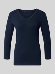 damski t-shirt o kroju regular fit z mieszanki bawełny od Tom Tailor - 41