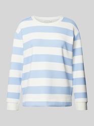 Sweatshirt mit Rundhalsausschnitt von Christian Berg Woman Blau - 43