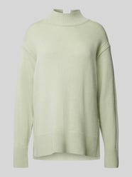 Gebreide pullover met opstaande kraag, model 'Tahila' van Someday Groen - 39