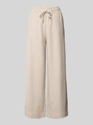 Stoffhose mit elastischem Bund von Christian Berg Woman Beige - 8