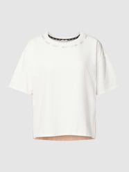T-Shirt mit Label-Details von LIU JO SPORT Weiß - 40