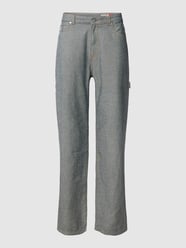 MATW x REVIEW - Loose Fit Jeans mit Label-Stitching von Review X MATW Grau - 40