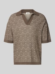 koszulka polo o kroju relaxed fit z dekoltem w serek model 'LAURENZZO' od DRYKORN - 32
