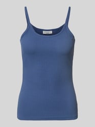 Top na ramiączkach z prążkowaniem i detalem z logo od Marc O'Polo Denim - 37