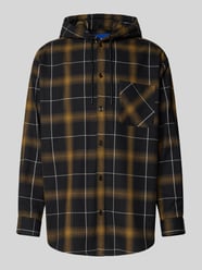 Oversized Hemdjacke aus reiner Baumwolle Modell 'EBHOOD' von Hugo Blue - 4