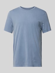 T-Shirt mit Rundhalsausschnitt Modell 'DEVON' von American Vintage Blau - 9